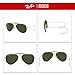 Ray-Ban RB3030 Outdoorsman I L0216 58MM Gold/Crystal Lens G-15 Green Pilot Sunglasses for Men for Women + Bundle with Accessory Eyewear Kit