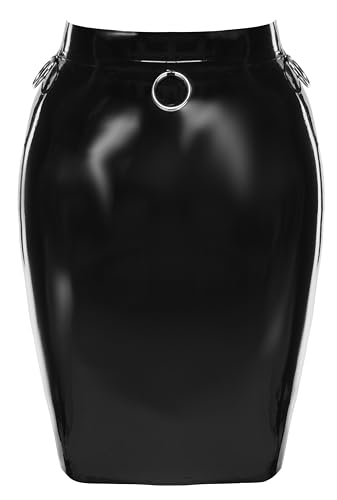 Jupe latex noir Late X Femme L : finissez-en avec les coupes inconfortables