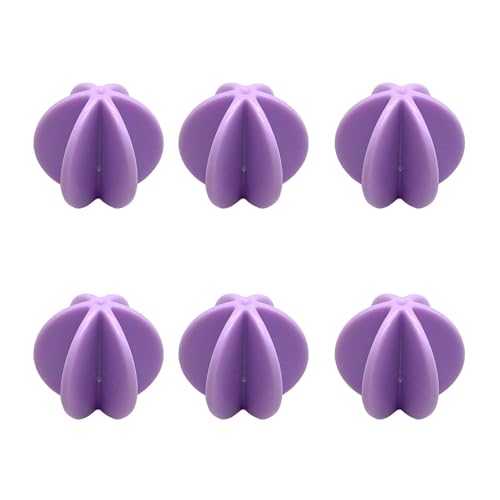 Hrtyvhin 6 unidades de bolas cocteleras de proteínas de color aleatorio para mezclas eficientes en tazas de batido, bola de mezcla de plástico resistente