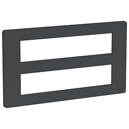 Schneider Electric NU021054 plaque Unica anthracite pour salon et bureau