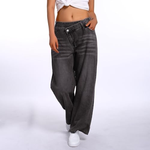 Jean à jambes larges extensible pour éviter les tailles serrées - 6