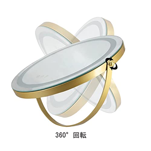化粧鏡 40 cm 大きい ミラー メイクミラー デスクトップ ミ