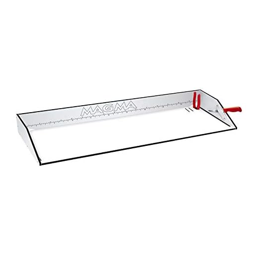 Magma Products First Mate Dual Mount Filet Table, White/Black/White, 41"