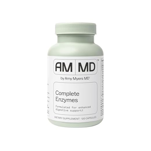 Dr. Amy Myers Digestive Enzymes Capsules – 19 Enzymes to Support Gut Health, Bloating & Gas Relief - Amylase, Lipase, Lactase, Alkaline Protease, Sucrase + More – 120 Vegetarian Capsules