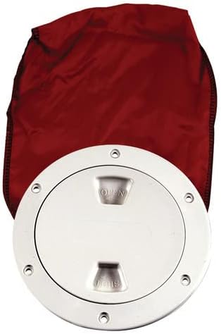 BECKSON MARINE Beckson 4 Stow-Away Deck Plate - White w/12 Bag / DP40BW /