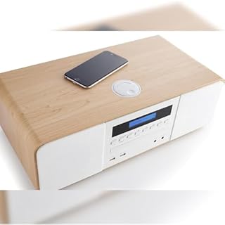 Thomson MIC201IDABBT Bluetooth Stereo Microset - CD/MP3/USB/DAB+/ Inductielader - Hout