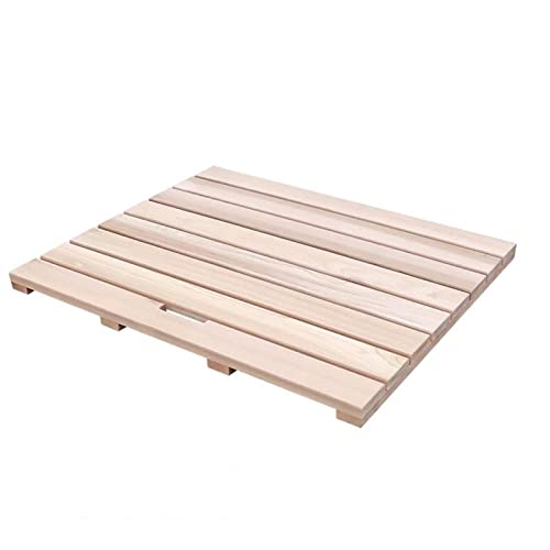 Tapis de douche antidérapant bambou caillebotis de bain 60x80cm - 2