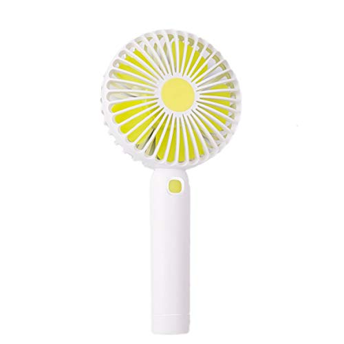 Tragbarer Hand-Tischventilator Kühler Handluftklimaanlage Kühlerlüfter Sommerklimaanlage Kühler Kühlerlüfter （grün）