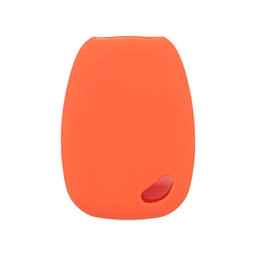 BROVACS Silicone Cover Protector Case Holder Skin Jacket Compatible with RENAULT NISSAN VAUXHALL OPEL 2 Button Remote Key Fob CV9351 Orange - Image 2