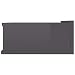 Ausla Comodino Galleggiante, Comodino Galleggiante Facile da Pulire Salvaspazio Classico Moda 40 X 30 X 15 cm Alto Grigio Lucido con Un Cassetto per Soggiorno