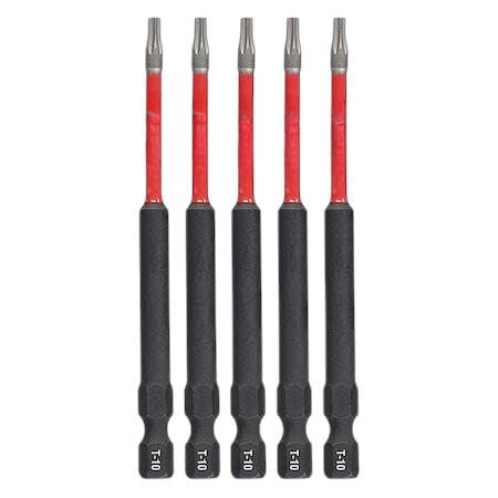 48-32-4576 for Milwaukee Tool 3-1/2 In. Torx T10 Shockwave Impact Duty Power Bit (5
