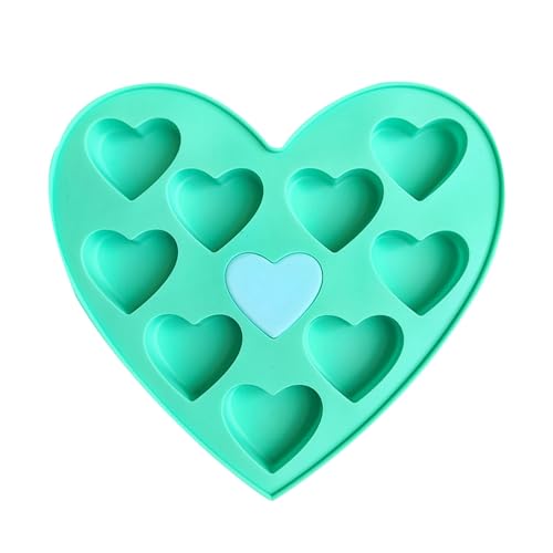 Formas de chocolate del corazón, formas de pudín para las formas de pastel antigüedades de postres-silicona | Lindas formas de postre, suave forma de caramelo para gelatina, budín, dulces, hielo | Sar