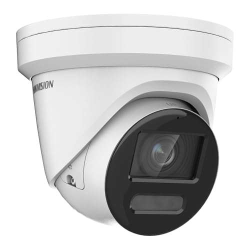 VisiSecure 4K 8MP HiK Color-Vu DS-2CD2387G2-LU 2.8mm AcuSense IP PoE Camera, Color Night Vision, 130dB WDR, Human/Vehicle Detection, IP67 Weatherproof, 24/7 Recording, International English Version
