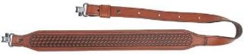 AA&E Leathercraft 8502056S-210 Leather Long Taper Sling, Brown