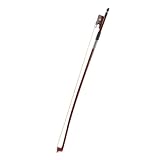 JEWEDECO 用ヴァイオリン弓 馬毛使用 赤サンダルウッド製 初心者向け豊かな音質と安定感 楽器アクセサリー プレゼントにも ランダムカラー