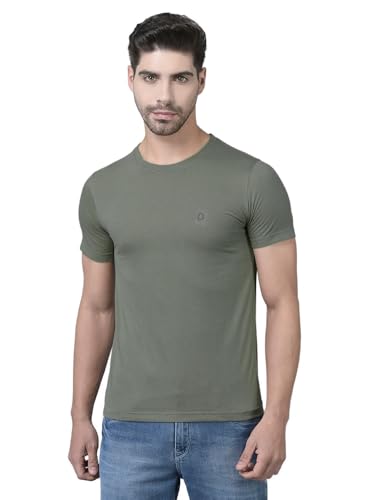 Image of Dollar Super Combed Cotton Mens Assorted Solid T-Shirt