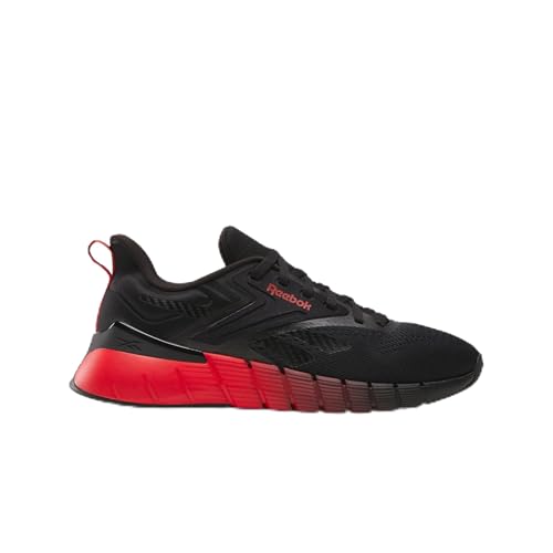 Reebok Zapatillas Deportivas Nano Gym para Hombre, Color Negro/Rojo Deportivo, Talla 42,5 EU