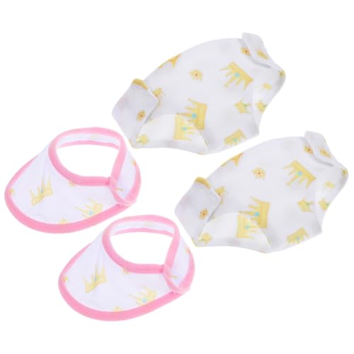 Kisangel 2 Juegos De Ropa Interior para Muñecas Toalla Bucal Bragas para Muñecas para Muñecas para Muñecas Accesorios para Muñecas Disfraces De Princesas Juguetes De