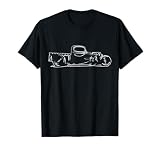 Rust Bucket Outline Hot Rat Rod Steampunk T-Shirt