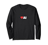 LOVE (heart) AI - Loved By People Whose Favorite is AI Long Sleeve T-Shirt