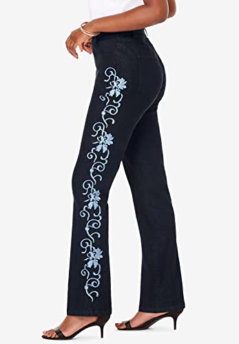 Roaman's Women's Plus Size Plus Size Whitney Jean with Invisible Stretch4
