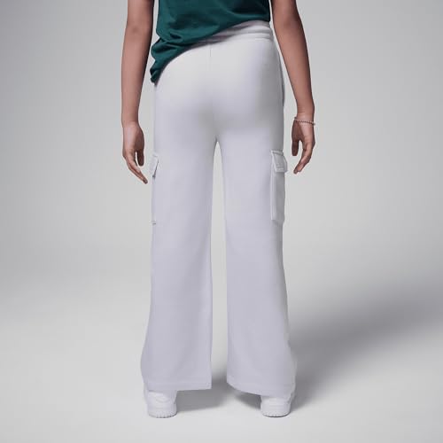 Jordan Y2K Big Kids' Fleece Cargo Pants (45D351-G7H, Football Grey)2