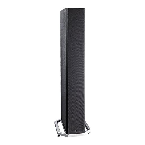 Definitive Technology BP-9040 Tower Speaker | Built-in Powered 8” Subwoofer for Home Theater Systems | High-Performance | Front and Rear Arrays | Optional Dolby Surround Sound Height Elevation Black Cover