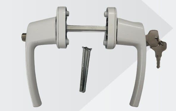 Casement Door Handle Both Side Handle one Side Key one Side knob uPVC Hardware (White Colour) Smart Solutions (B0CFY6C4SS) Amazon Price History, Amazon Price Tracker