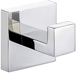 TURS Bathroom Hooks SUS 304 Stainless Steel Towel Hooks for Bathrooms Wall Mounted Chrome Wall Hooks Robe Hook Chrome Anti-Rust Waterproof for Kitchen Bathroom Office Closet K7001P (Robe Hook)
