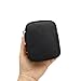 E-Tree Coin Purse with Carabiner Clip, Dual Layer Card Case Holder, Mini Pouch for AirPod Earphone Keychain USB Cable,Wallet, Small Accessories Organizer Bag for Women and Men (Black)