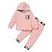 BIBOKAOKE Kinder Kleidung Set Unisex Langarm Hoodie + Hosen Zweiteilig Serpentin Druck 2 Stück Outfits Oberteile Top HoseFreizeitanzug Trainingsanzug Sportanzug Alter 1-5 Jahre