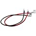 AMRS-429324-1 * Sea Dog Right Angle Push-On/Male Spade Connector w/Lead - 14 AWG