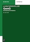  Lang/Weidmüller Genossenschaftsgesetz: Gesetz, betreffend die Erwerbs- und Wirtschaftsgenossenschaften. Mit Erläuterungen zum Umwandlungsgesetz und ... Genossenschaft (SCE). (De Gruyter Kommentar)