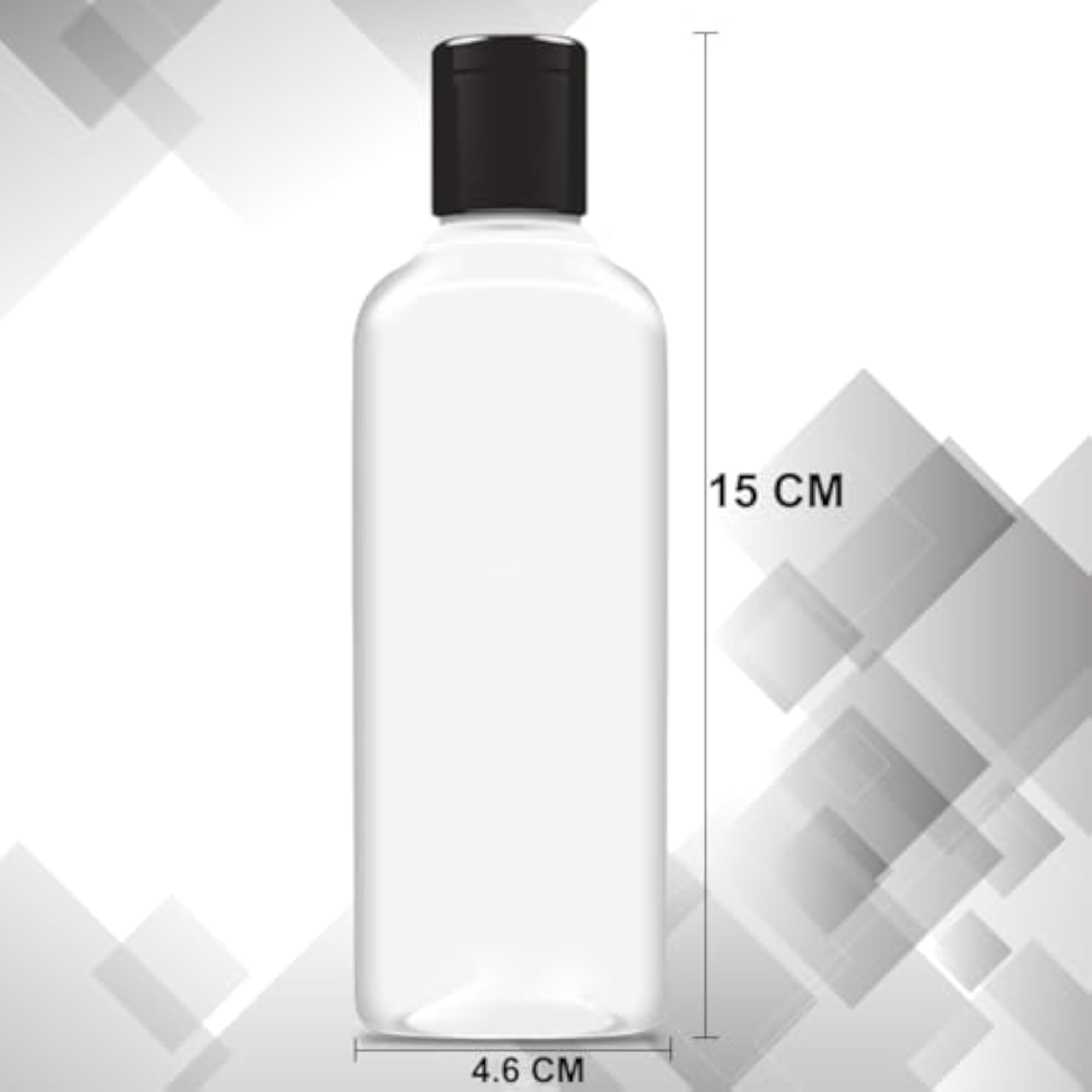 200ml Squeeze Bottle with Flip Top Cap, BPA-Free