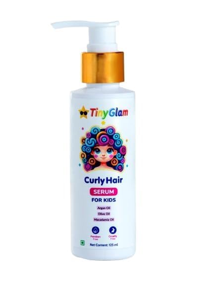 TinyGlam Curly Hair Serum No Sulfates or Parabens, Cruelty free,100% Vegan,Non-Sticky | For Frizzy,Dry,Wavy,Curly hair| (125ml*1)-picture-33