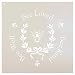 Bee Kind, Bee Well, Bee Loved - Round - Word Art Stencil - STCL2152 - by StudioR12 … (10" x 10")