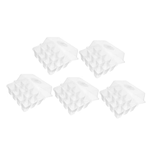 Abaodam 5 Pièces Boîte de Germination de Pots de Semis Transparent pour Plantes Outils de Jardinage Pratiques Durables