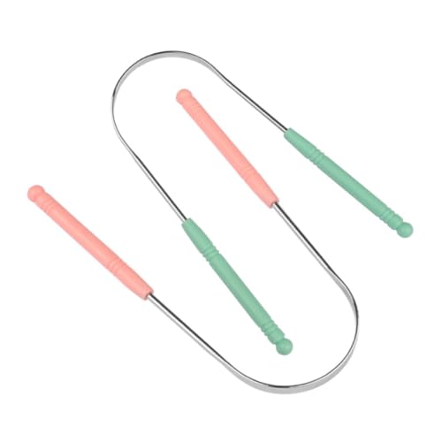 Anneome Coated for Adults Reusable Oral Care Tool Pink Scraper Designed for Cleaning and Bad Breath Reduction for Daily Use