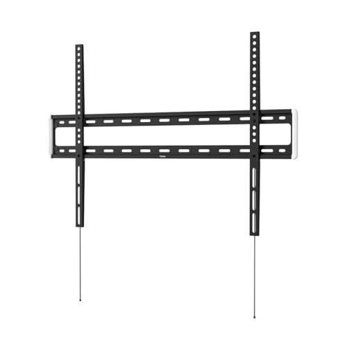 Hama Supporto Tv Da Parete Fisso, Garanzia Di 10 Anni (Supporto Tv Da Parete Extra-Plat, 75 Kg Max, Robusto, Per Display Lcd/Led/Oled/Plasma Da 81 Cm 