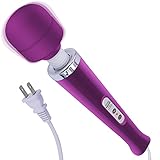 MASANIU Massager with 10 Pulse Settings Strong Vibration,Personal Total Body Therapy Massager (Purple)