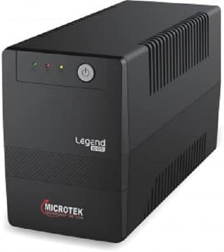 Microtek Legend 1000 Interactive 140VA/300VAC UPS, Overload & Discharge Protection for Home, Office & Shops