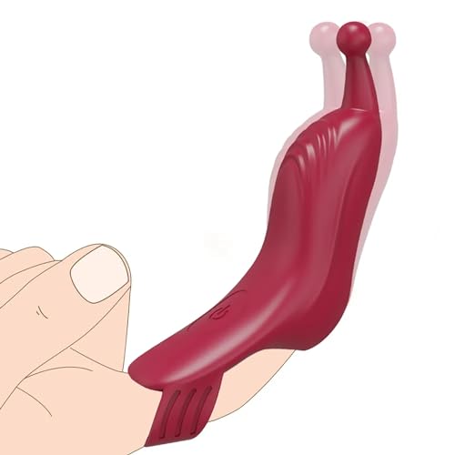 ChicLSQ Fingervibrator mit 10 Vibrationsmodi, Silikon Fingerhülle für Klitoris & G-Punkt, leise & stark, Nippel Stimulator Sexspielzeug für Frauen & Paare