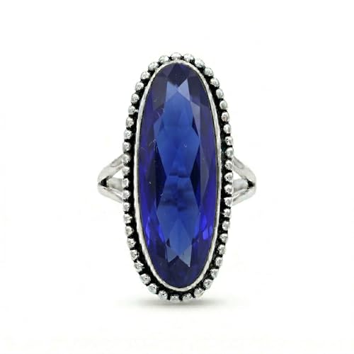 925 Sterling Silver Ring For Womens Gemstone Ring Sterling Silver Dainty Ring Bezel Set Gemstone Ring