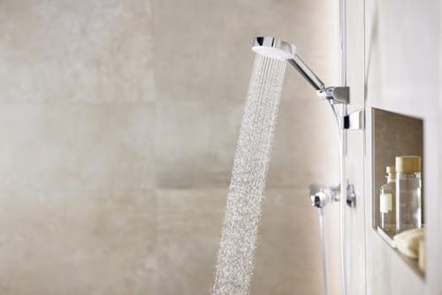 HANSA BASICJET Duschkopf mit 3 Strahlarten I Handbrause Dusche I Anti-Kalk Funktion I Brausekopf 95 mm Durchmesser… – Ansicht 2