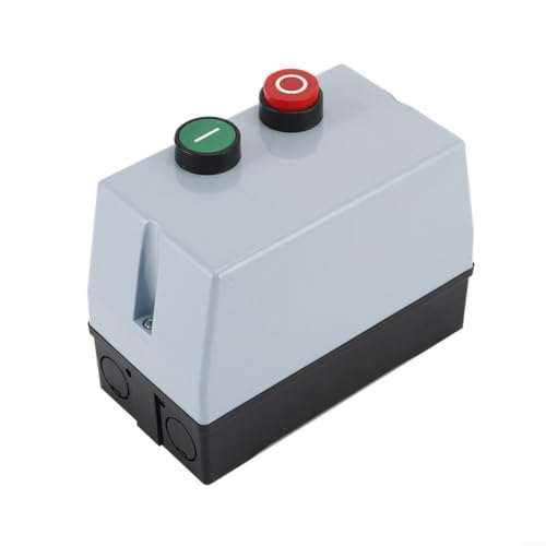 Arrancador monofásico KiraKira 3 de 220V a 380V con caja ABS IP55 y protección de sobrecarga 12A 6