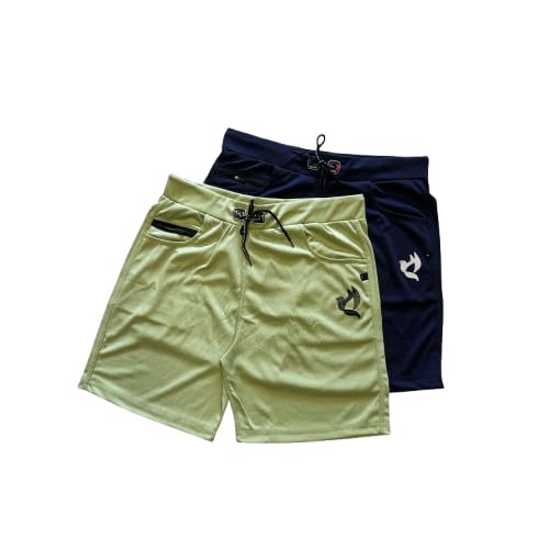 avyana Men’s Sports Shorts with Zip Pockets Comfortable Gym Shorts for Running, Training, and Workout Breathable Activewear Shorts for Men (Pack of 2)-picture-36
