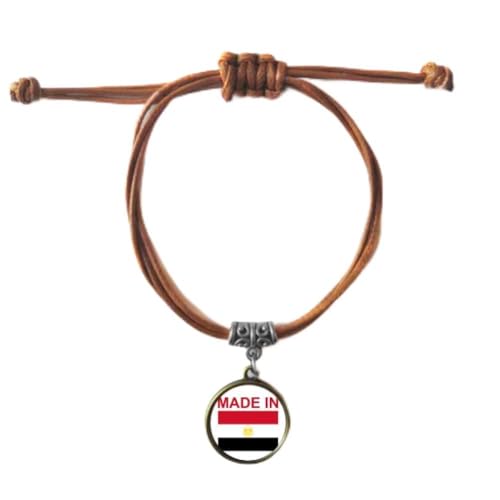Bracelet cuir corde double l'amour en Égypte pour votre style quotidien