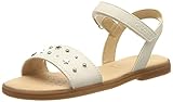 Revestimiento: Sintético Geox J Sandal Karly Girl, Sandalias para Niña, Blanco (White), 35 EU