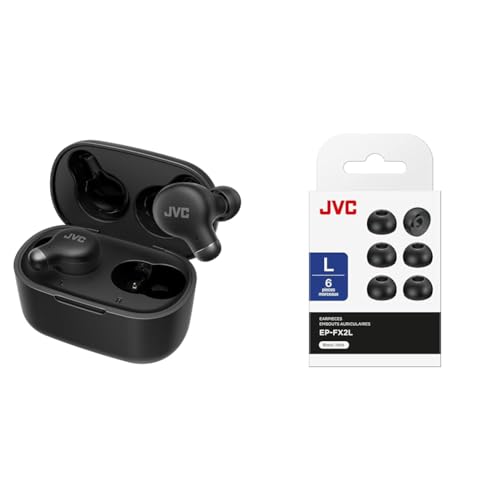 �y�C���z���ƃC���s�[�X�Z�b�g�zJVC�P���E�b�h JVC ���C�����X�C���z�� HA-Z251T �u���b�N + JVC EP-FX2L-B �����p�C���[�s�[�X �V���R�� 6���� L�T�C�Y �u���b�N