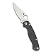 Spyderco Para Military 2 Folding Knife - G-10 Handle with Full-Flat Grind, Steel Blade, and Compression Lock